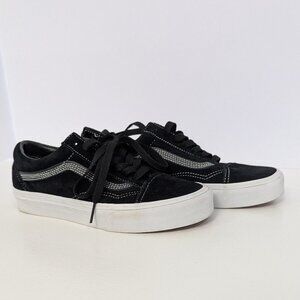 Vans Skate Unisex Black Suede Old Skool Shoes. Women Size 6/Men's 4.5